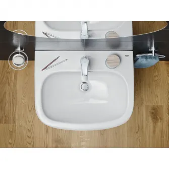 Inel prosop Grohe Essentials 40365001, 180 mm, fixare ascunsa, Crom
