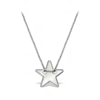iNGRiKO, Colier de argint cu pandantiv mother of pearl, Argintiu