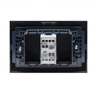 Intrerupator cruce Gewiss 1M, pentru doza 3M, Negru