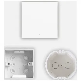 Intrerupator inteligent Aqara Smart Wall Switch H1 (No Neutral– fara Nul, Single rocker)