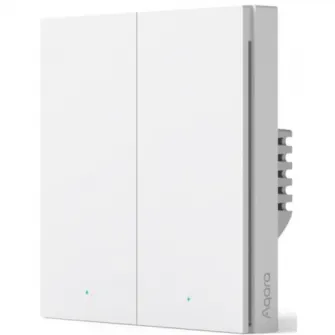 Intrerupator inteligent Aqara Smart Wall Switch H1 (With Neutral – cu Nul, Double Rocker)