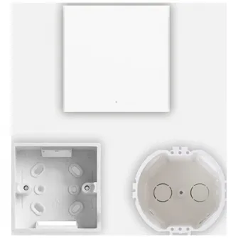 Intrerupator inteligent Aqara Smart Wall Switch H1 (With Neutral – cu Nul, Single rocker)