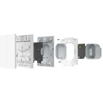 Intrerupator inteligent Aqara Smart Wall Switch H1 (With Neutral – cu Nul, Double Rocker)