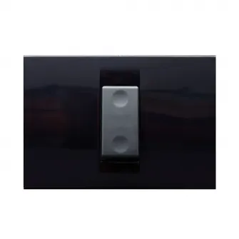 Intrerupator simplu Gewiss 1M, pentru doza 3M, Negru