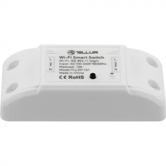 Intrerupator WiFi Tellur, de linie, 2200W, Alb