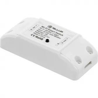 Intrerupator WiFi Tellur, de linie, 2200W, Alb
