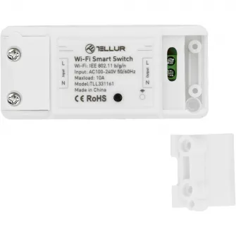 Intrerupator WiFi Tellur, de linie, 2200W, Alb