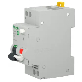 Intreruptor automat diferential Schneider Easy9, RCBO 1P+N 4500 AC 30mA C 20A