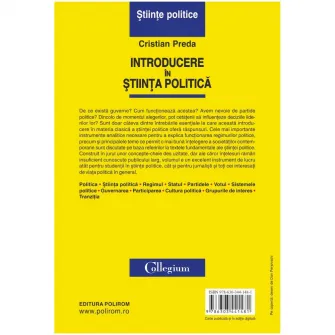 Introducere in stiinta politica, Cristian Preda