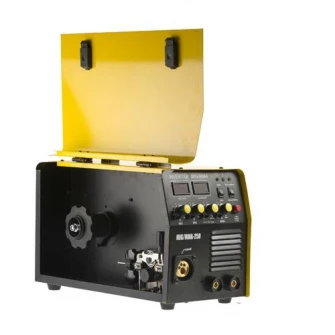 Invertor de sudura profesional Velt MIG/MMA 250, 250 A, 230 V, diamentru sarma 0.6-1.2 mm, 19 kg, accesorii incluse