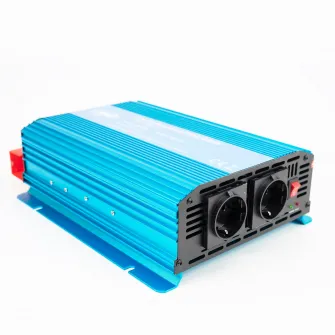 Invertor de tensiune PNI SP1000W cu sinusoida pura, alimentare 12V