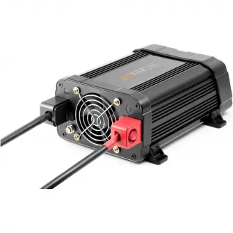 Invertor de tensiune Technaxx TE16, 1200W, alimentare 12V, iesire 230V, 2 x USB-A, negru
