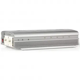 Invertor tensiune cu unda sinusoidala modificata Nedis, 12V DC - 230V, AC 1000W, 2 x iesire Schuko
