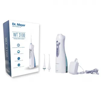 Irigator bucal Dr. Mayer WT3100, Portabil, Alb/Albastru