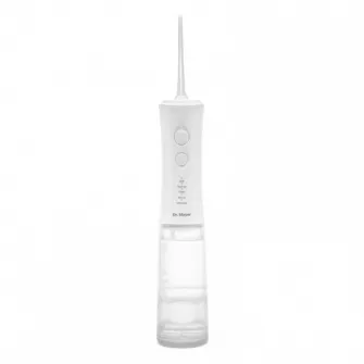Irigator bucal Dr. Mayer WT3900, 1700 pulsatii/minut, 5 trepte de presiune, 2 capete incluse, Alb