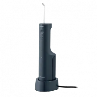 Irigator bucal Panasonic Ultrasonic EW-DJ66-A303, aprox. 647kPa presiune apa, 5 trepte de reglare presiune, portabil, 2duze Ultrasonice incluse, Capacitate rezervor 200 ml, Albastru