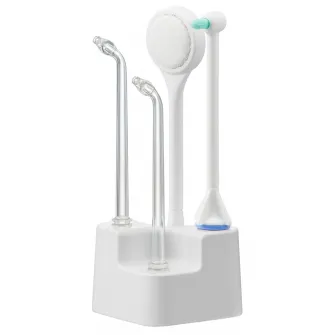 Irigator oral Panasonic Ultrasonic EW1614W503, Stationar, Child Mode, 10 trepte de presiune, presiunea maxima 647kPa, capacitate rezervor 600 ml, 4 duze, Alb