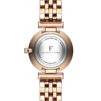 Isabella Ford, Ceas analog cu un diamant Louise, Auriu rose