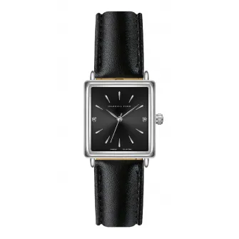 Isabella Ford, Ceas quartz decorat cu 2 diamante, Negru
