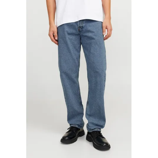 Jack & Jones, Blugi relaxed fit, Albastru inchis, W30-L32