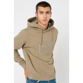 Jack & Jones, Hanorac de bumbac Douglas, Kaki, L