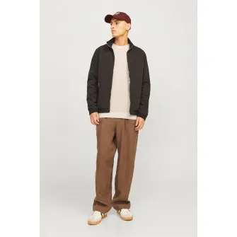 Jack & Jones, Pulover de bumbac cu aspect texturat, Bej deschis, 2XL