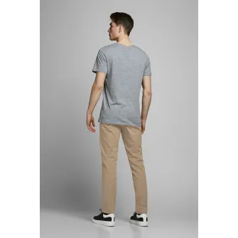 Jack  Jones, Set de pantaloni chino slim fit Marco - 2 perechi, Bej, Bleumarin, W28-L32