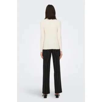JdY, Bluza cu aspect striat Fransiska, Alb, XL