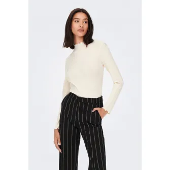 JdY, Bluza cu aspect striat Fransiska, Alb, XL