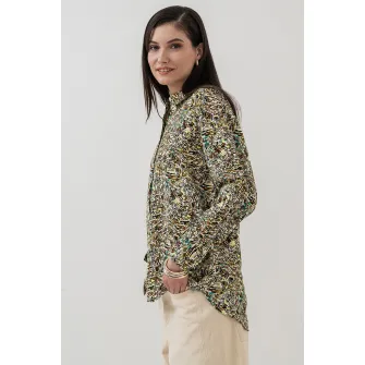 JdY, Camasa lejera cu imprimeu Elia, Multicolor, S