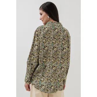 JdY, Camasa lejera cu imprimeu Elia, Multicolor, S