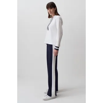 JIMMY KEY, Hanorac uni din amestec de modal, Alb, XL