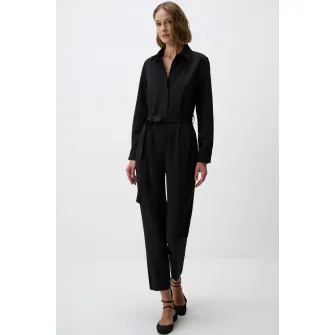 JIMMY KEY, Salopeta regular fit, Negru, S