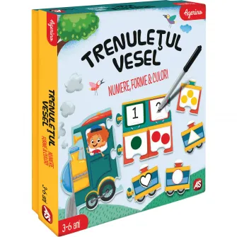 Joc AS Agerino - Trenuletul vesel, Numere, forme si culori