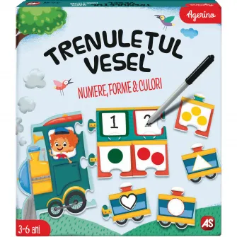 Joc AS Agerino - Trenuletul vesel, Numere, forme si culori