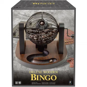 Joc Bingo Deluxe, din lemn, 90 bile