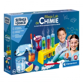 Joc Clementoni Stiinta si joaca - Mega lab de chimie