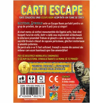 Joc de carti Escape, Blestemul Sfinxului, editia II