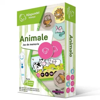 Joc de memorie Raspundel Istetel - Animale