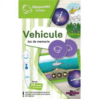 Joc de memorie Raspundel Istetel - Vehicule