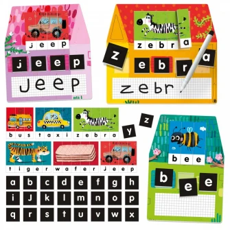 Joc educativ Headu Montessori - Invata sa citesti si sa scrii