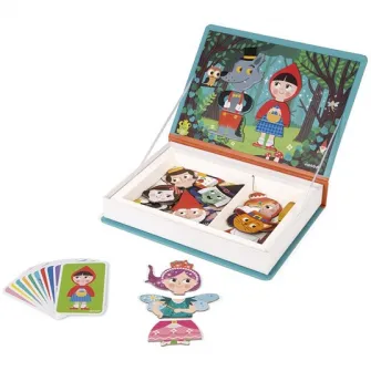 Joc educativ Janod - Personaje din povesti, cu piese magnetice
