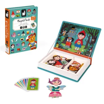 Joc educativ Janod - Personaje din povesti, cu piese magnetice