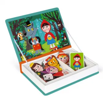 Joc educativ Janod - Personaje din povesti, cu piese magnetice
