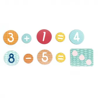 Joc educativ magnetic AS - Numerele, 57 piese