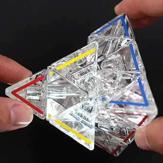 Joc Mefferts Piramida Crystal Pyraminx