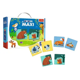 Joc memorie Trefl Maxi - Animale: Parinti si copii