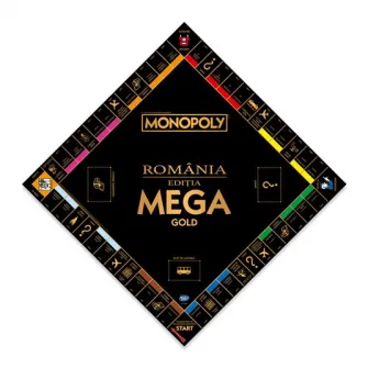 Joc Monopoly - Romania, editia Mega Gold
