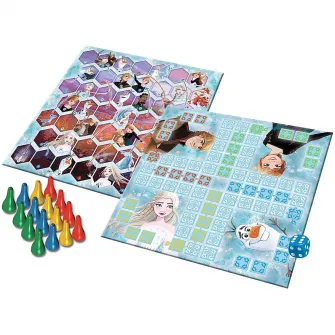 Joc Trefl 2 in 1 - Ludo si serpisori cu scari, Disney Frozen II