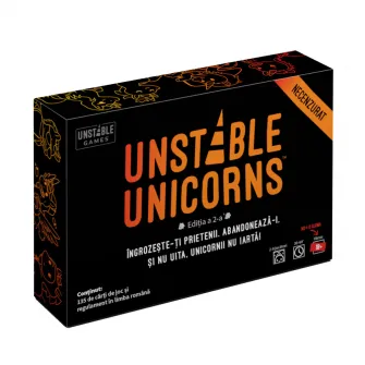 Joc Unstable Unicorns NSFW, limba romana